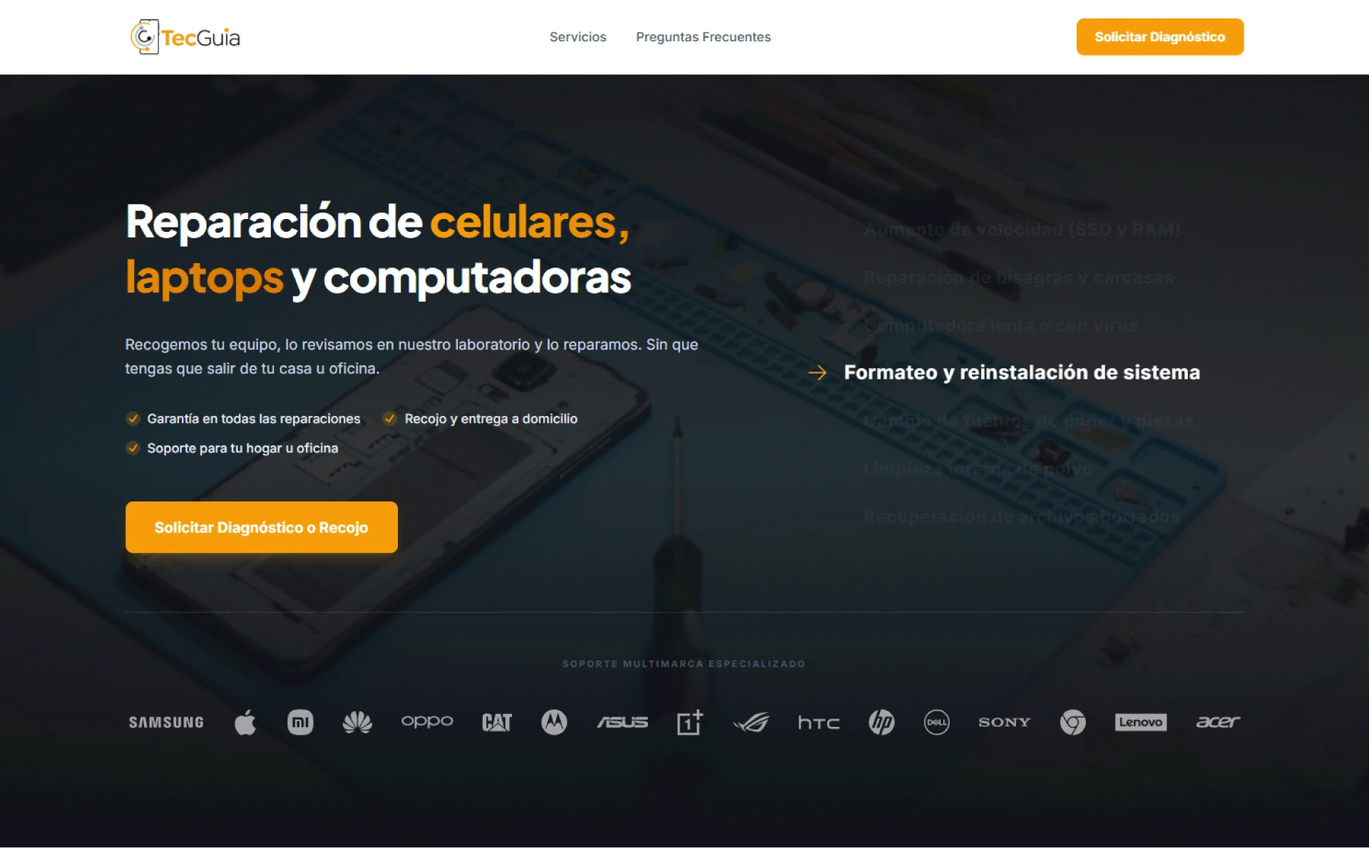 Página web profesional